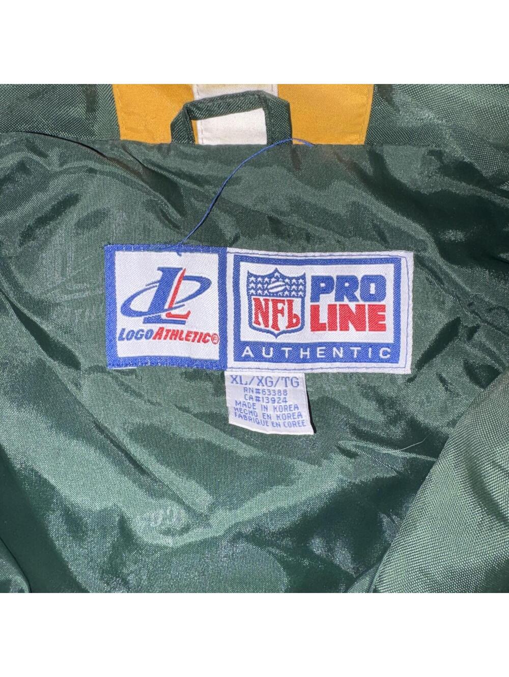 Vintage 90s Green Bay Packers Y2K NFL Pro Line Men’s XL Jacket LogoAthletic - Picture 4 of 8